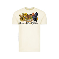 Vintage Arctic Peace Love Rooster Vintage Tee - LillyAllenDesigns