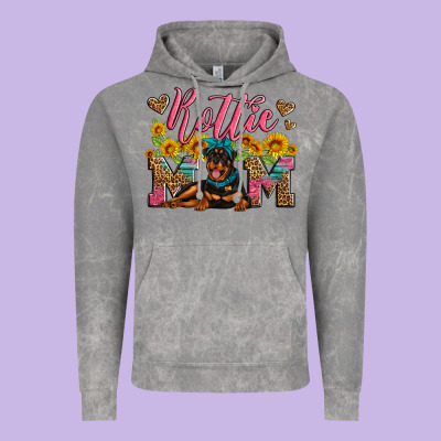 Rottweiler Mom Vintage Hoodie Designed By Artiststas