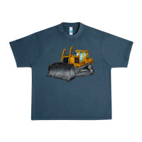 Midnight Navy Bulldozer Urban Heavy Tee - LillyAllenDesigns