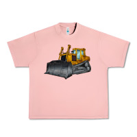 Salmon Bulldozer Urban Heavy Tee - LillyAllenDesigns