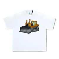 White Bulldozer Urban Heavy Tee - LillyAllenDesigns