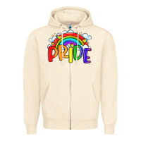 Sandshell pride Zipper Hoodie - LillyAllenDesigns