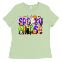Matcha Halloween Spooky Nurse Ladies Tee - texasbilliewilder