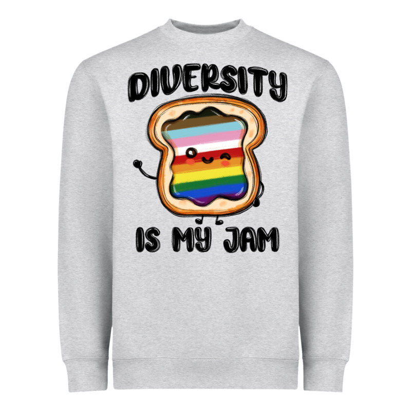 Diversity Is My Jam Heavyweight Sweatshirt by MaliasSmallBusiness | Teevron