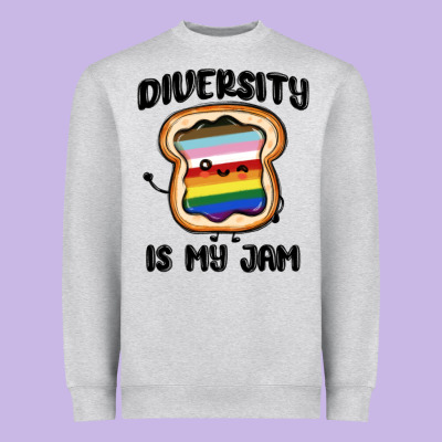 Diversity Is My Jam Heavyweight Sweatshirt Designed By Maliassmallbusiness