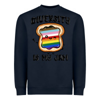 Navy diversity is my jam Heavyweight Sweatshirt - MaliasSmallBusiness