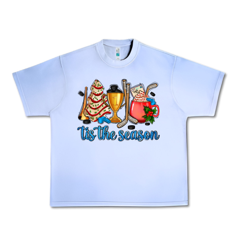 Tis The Season Hockey And Christmas Urban Heavy Tee by AdoDesignShop | Teevron