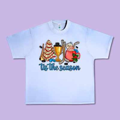 Tis The Season Hockey And Christmas Urban Heavy Tee Designed By Adodesignshop