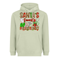Matcha Santa's Favorite Phlebotomist Heavyweight Hoodie - texasbilliewilder