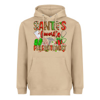 Mushroom Santa's Favorite Phlebotomist Heavyweight Hoodie - texasbilliewilder