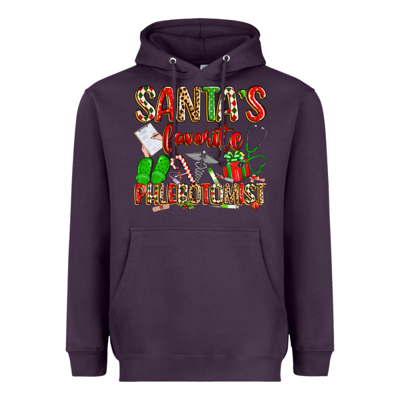 Santa's Favorite Phlebotomist Heavyweight Hoodie by texasbilliewilder | Teevron