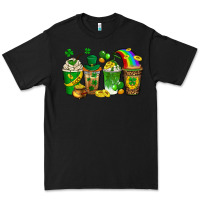 Black st. patricks day coffee drinks Premium Tee - Neo Western