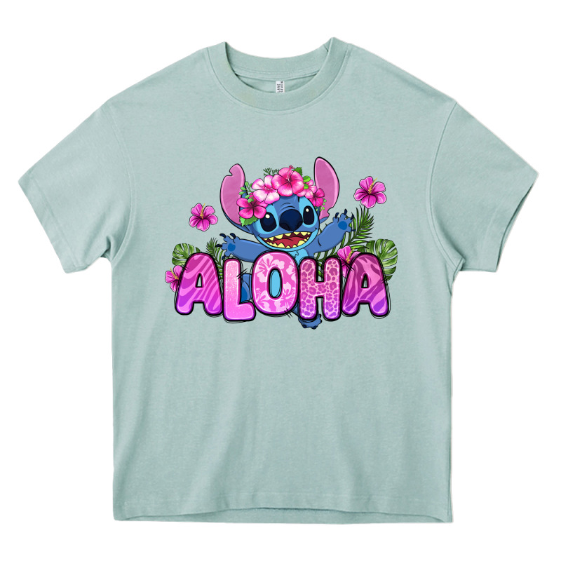 Aloha Summer Stitch Heavy Core Tee by Zillion Design Studio | Teevron
