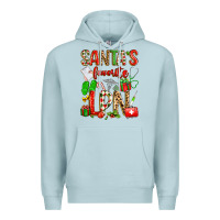 Blue Mist santa's favorite lpn Premium Hoodie - texasbilliewilder