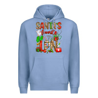 Colony Blue santa's favorite lpn Premium Hoodie - texasbilliewilder