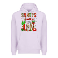 Lilac santa's favorite lpn Premium Hoodie - texasbilliewilder