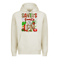 Oatmeal Heather santa's favorite lpn Premium Hoodie - texasbilliewilder