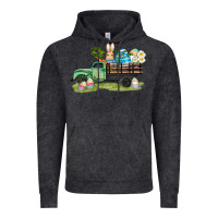 Vintage Black easter hunt i̇n truck Vintage Hoodie - AdoDesignShop