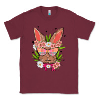 Bunny With Floral Classic Tee | Teevron