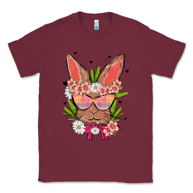 Bunny With Floral Classic Tee by MaliasSmallBusiness | Teevron