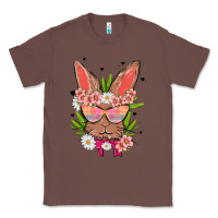 Chestnut bunny with floral Classic Tee - MaliasSmallBusiness