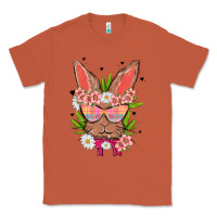 Copper bunny with floral Classic Tee - MaliasSmallBusiness