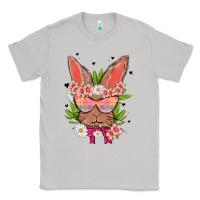 Moon Dust bunny with floral Classic Tee - MaliasSmallBusiness