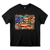 Black western america map usa Heavy Core Tee - BarkalooDesign