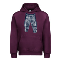 Mauve Wine football padded pant fa element Urban Hoodie - FaDigitalArtStudio