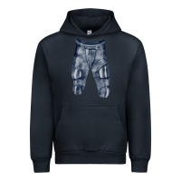 Navy football padded pant fa element Urban Hoodie - FaDigitalArtStudio