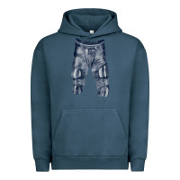 Pigment Midnight Navy football padded pant fa element Urban Hoodie - FaDigitalArtStudio