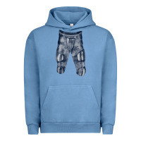 Pigment Pebble Blue football padded pant fa element Urban Hoodie - FaDigitalArtStudio