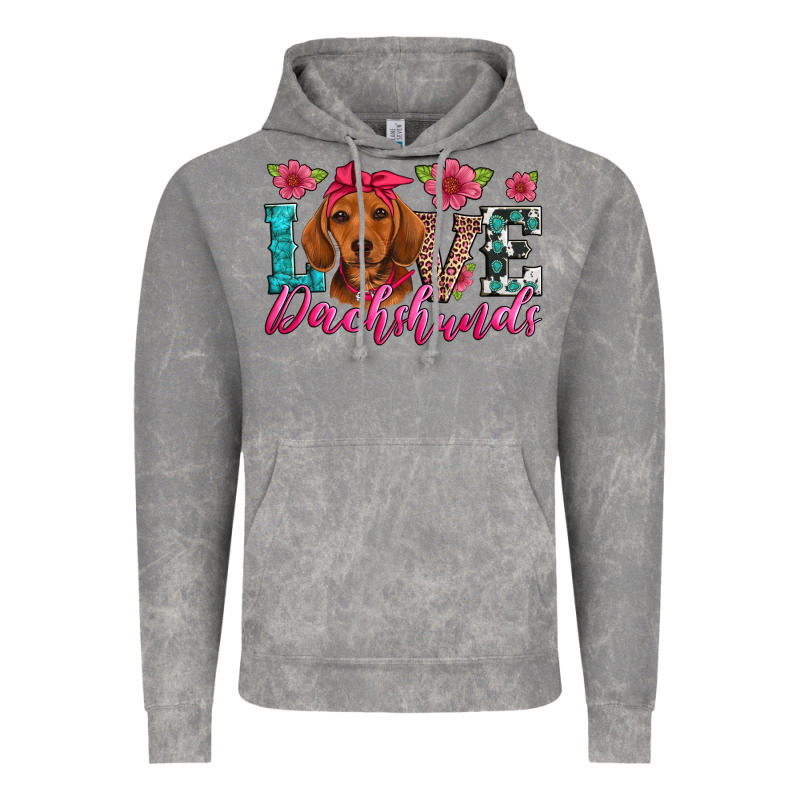 Love Dachshunds Vintage Hoodie by Artiststas | Teevron