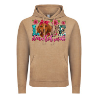 Vintage Coffee love dachshunds Vintage Hoodie - Artiststas