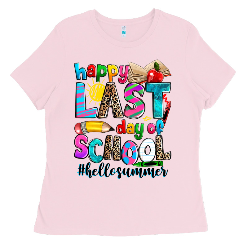 Happy Last Day Of School Ladies Tee by Zillion Design Studio | Teevron