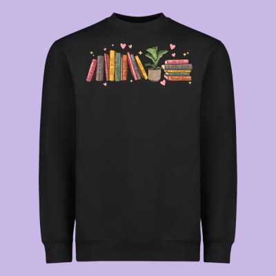 Book Tropes Heavyweight Sweatshirt Designed By Maliassmallbusiness