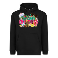 Black teacher off duty Heavyweight Hoodie - NancyCooperArtShop