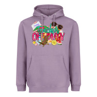 Lavender teacher off duty Heavyweight Hoodie - NancyCooperArtShop