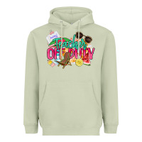 Matcha teacher off duty Heavyweight Hoodie - NancyCooperArtShop