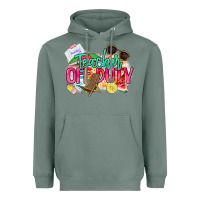 Sage teacher off duty Heavyweight Hoodie - NancyCooperArtShop
