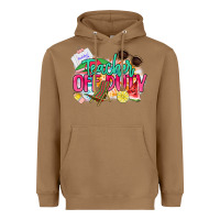 Toasted Coconut teacher off duty Heavyweight Hoodie - NancyCooperArtShop