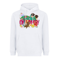 White teacher off duty Heavyweight Hoodie - NancyCooperArtShop