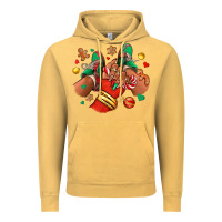 Vintage Mustard Christmas black girl sneakers Vintage Hoodie - RanaPortraitStore