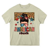 Mossy american mom junkie messy bun Heavy Core Tee - Zillion Design Studio