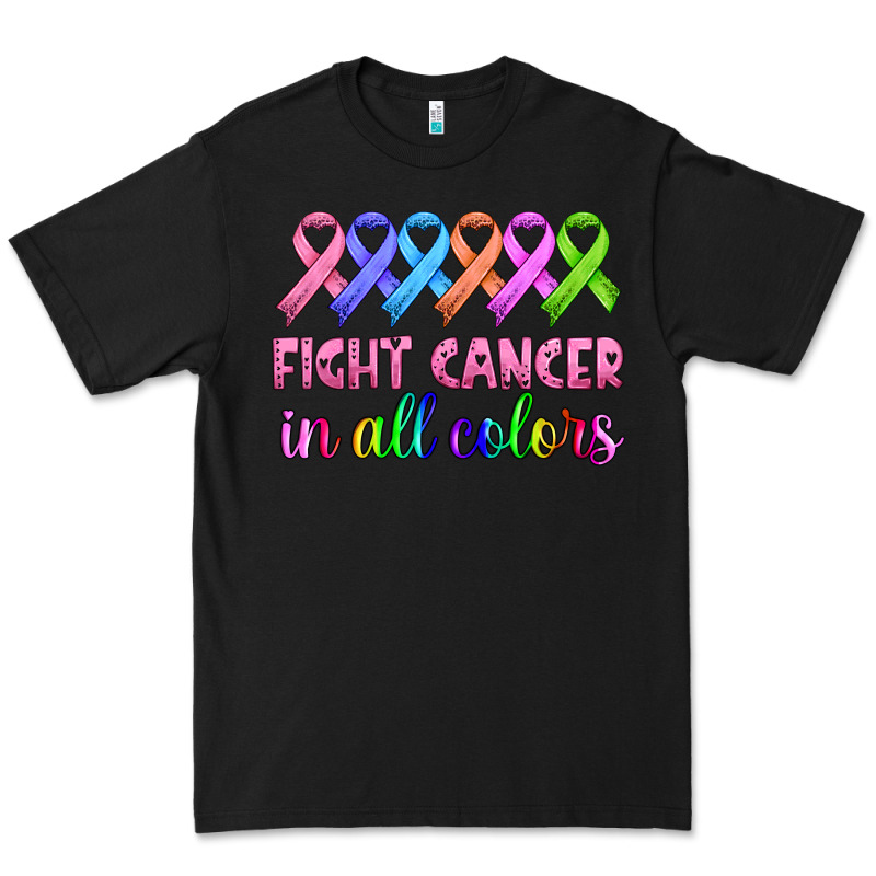 Fight Cancer In All Colors Premium Tee by HRA Design Shop | Teevron