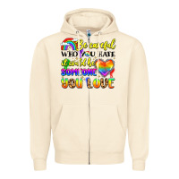 Sandshell be careful who you hate it could be someone you Zipper Hoodie - LillyAllenDesigns