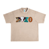 Xoxo Valentines Day Baby Cow Urban Heavy Tee | Teevron