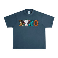 Midnight Navy xoxo valentines day baby cow Urban Heavy Tee - Jasminsmagicworld