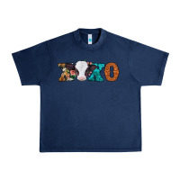 Navy xoxo valentines day baby cow Urban Heavy Tee - Jasminsmagicworld