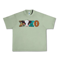 Oil Green xoxo valentines day baby cow Urban Heavy Tee - Jasminsmagicworld